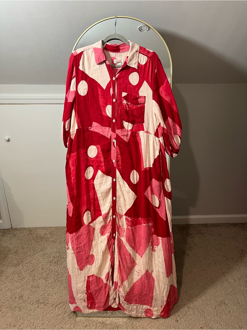 The Mona Linen Shirt Dress by Anthropologie - Picture 5 of 12